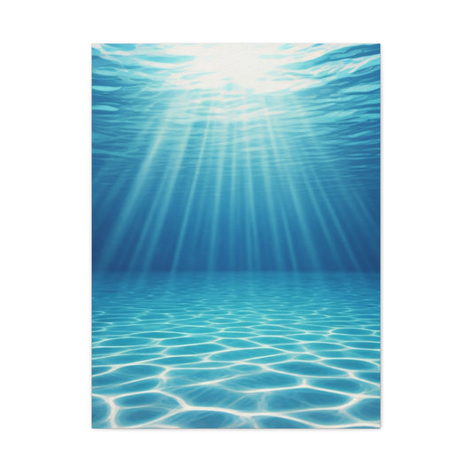 Sunlit Underwater Glow Wall Art & Canvas Prints  Product Description