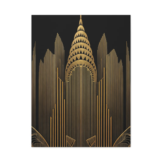 Cathedral Spire Art Deco Architecture Wall Art & Canvas Prints