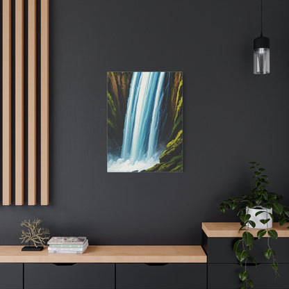 Tall Cascading Waterfall Wall Art & Canvas Prints