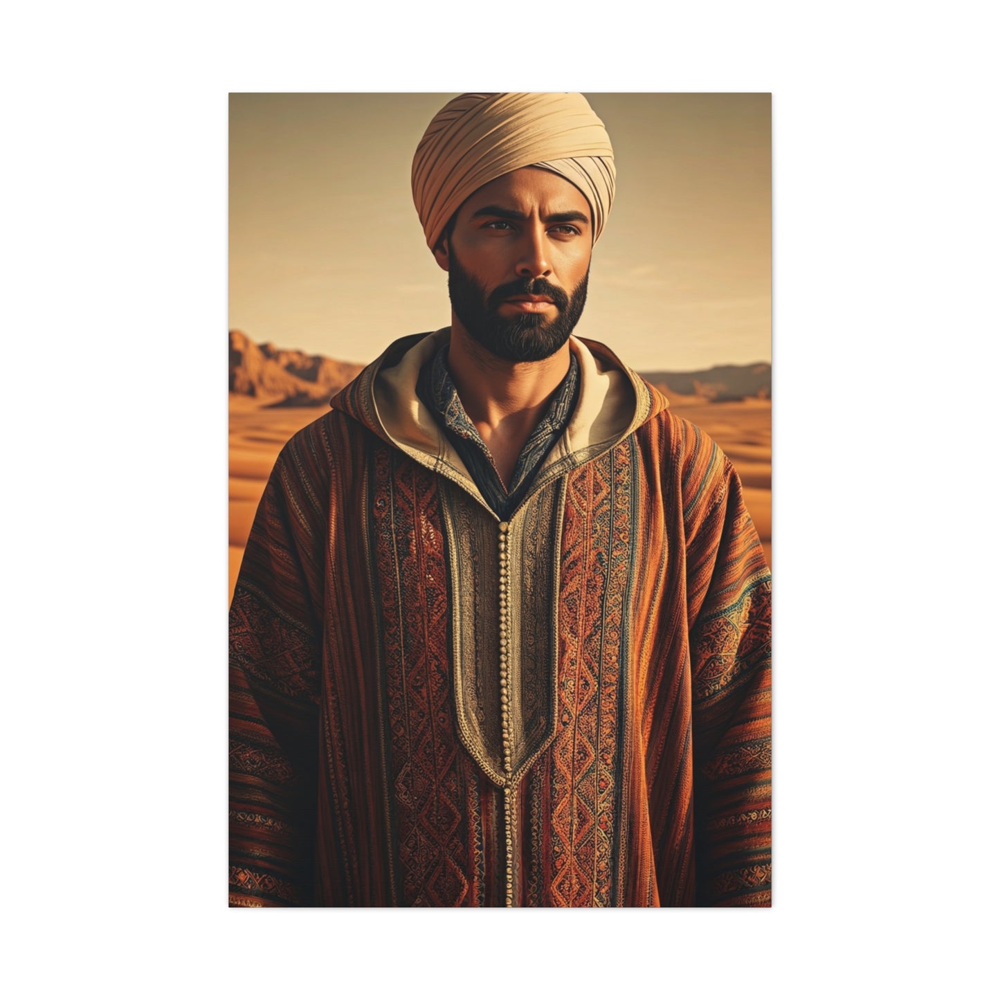 Nomadic Desert Soul Portrait Wall Art & Canvas Prints