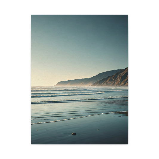 Misty Coastal Morning Shore Wall Art & Canvas Prints