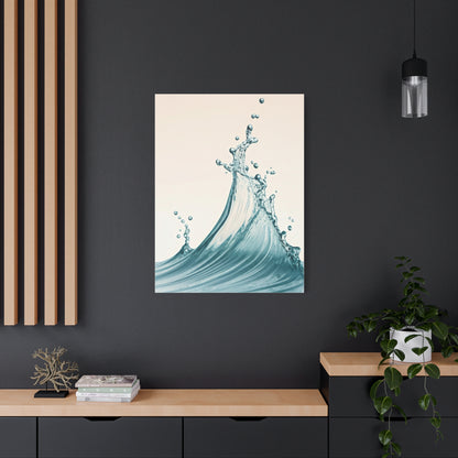 Crystal Wave Splash Wall Art & Canvas Prints