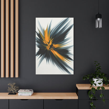 Golden Impact Burst Wall Art & Canvas Prints