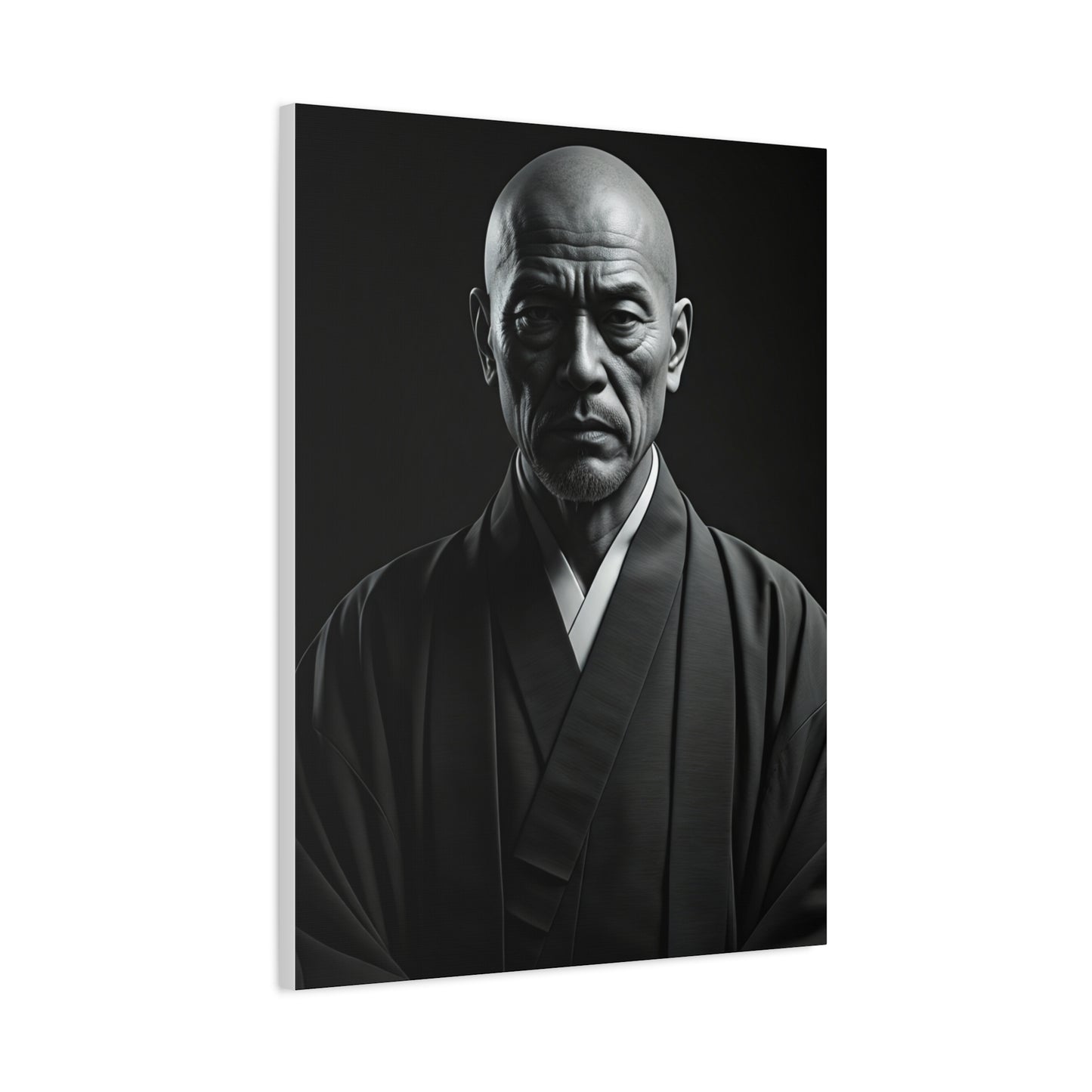Stoic Figure in Minimalist Portrait Wall Art & Canvas Prints