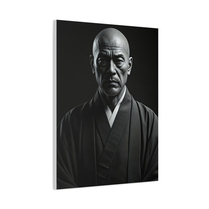 Stoic Figure in Minimalist Portrait Wall Art & Canvas Prints
