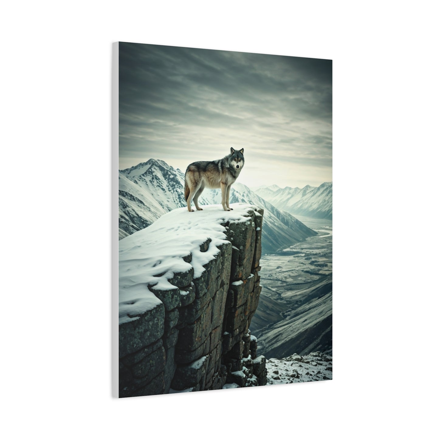 Wolf Above the Mountains wall art & canvas prints