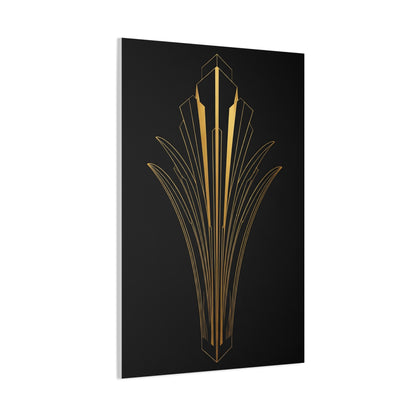 Art Deco Crown Radiance Wall Art & Canvas Prints