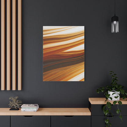 Golden Earth Wave Abstract Wall Art & Canvas Prints