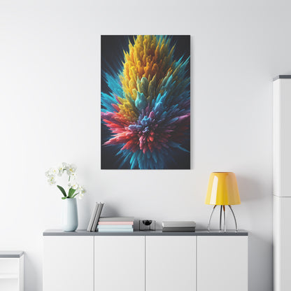 Vibrant Energy Bloom Abstract Wall Art & Canvas Prints