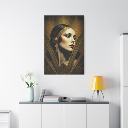 Glamorous Art Deco Portrait Wall Art & Canvas Prints