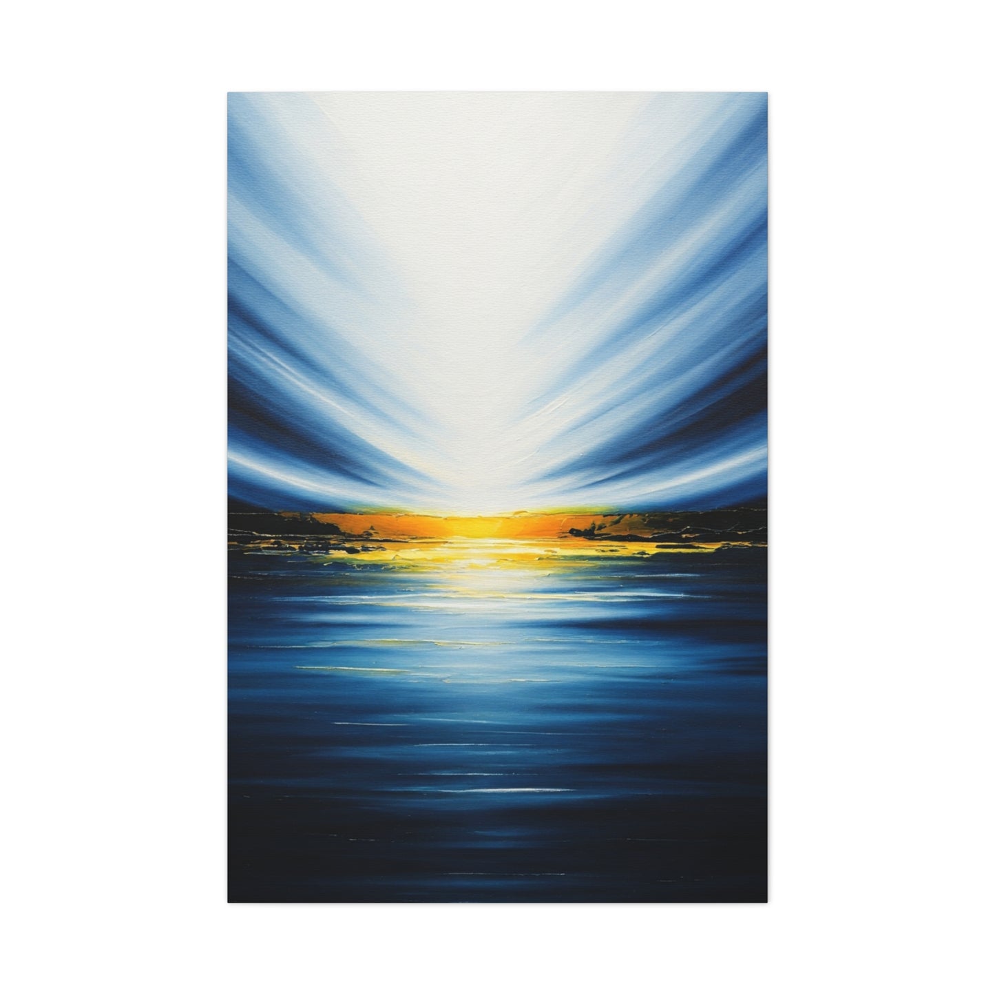 Radiant Horizon Abstract Seascape Wall Art & Canvas Prints