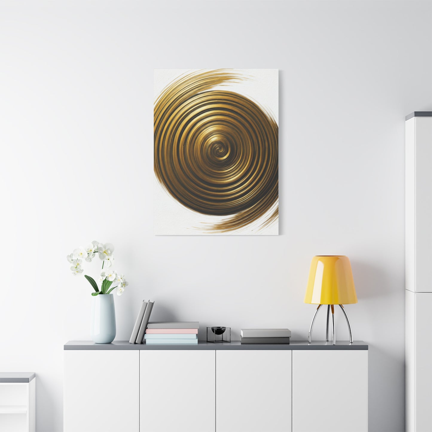 Molten Gold Vortex Wall Art & Canvas Prints