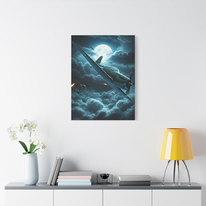 Moonlit Storm Flight Mystery Wall Art & Canvas Prints