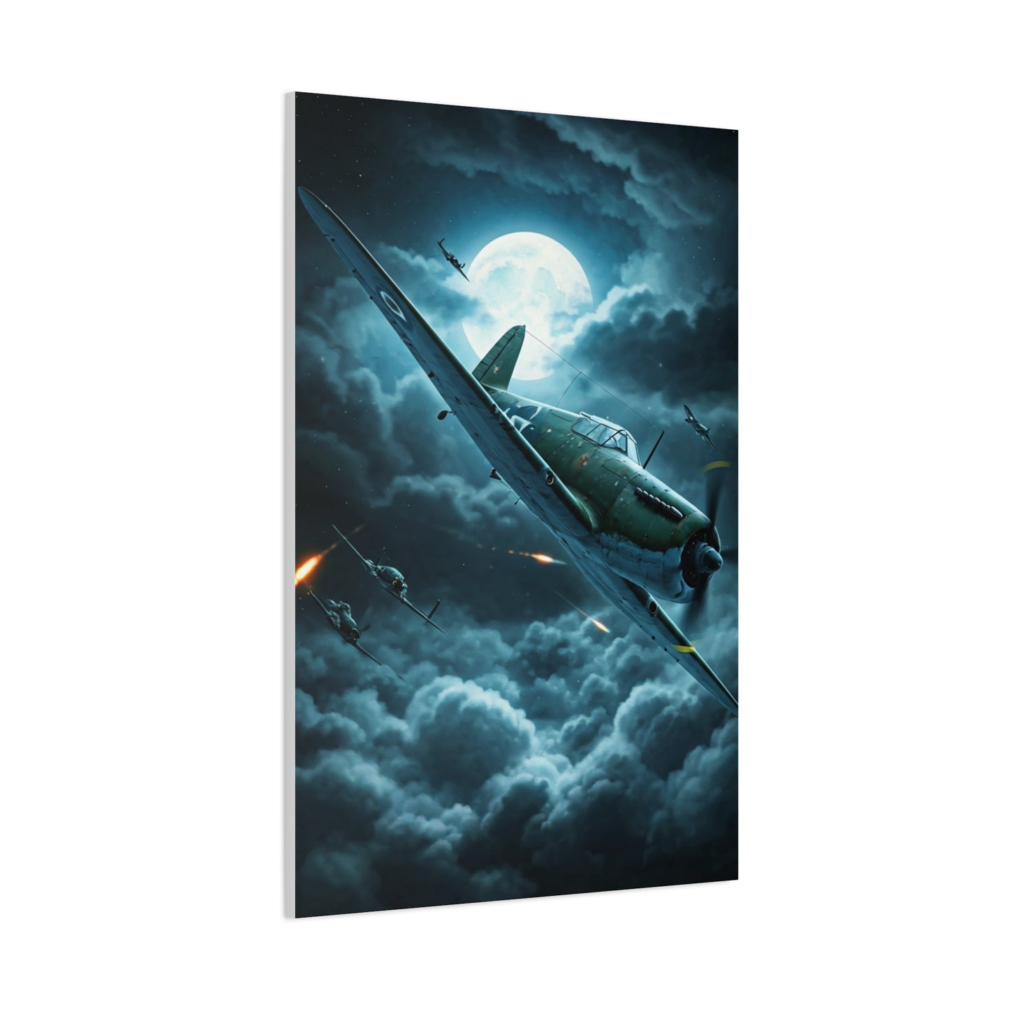 Moonlit Storm Flight Mystery Wall Art & Canvas Prints