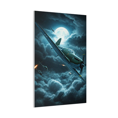 Moonlit Storm Flight Mystery Wall Art & Canvas Prints