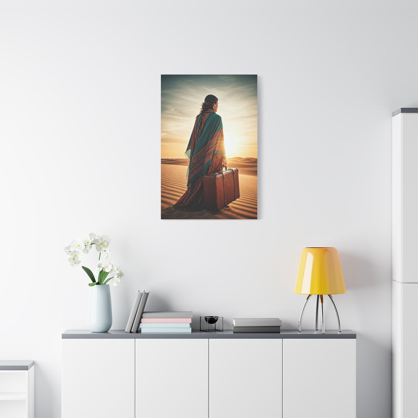 Desert Journey at Golden Hour – Wall Art & Canvas Prints