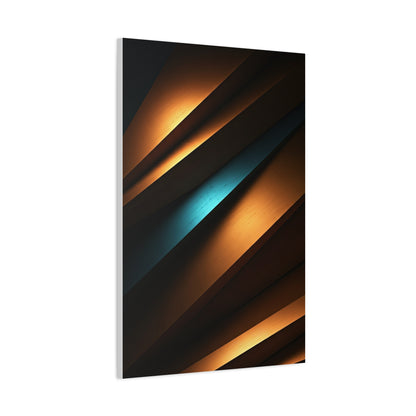 Midnight Alloy Geometry Wall Art & Canvas Prints