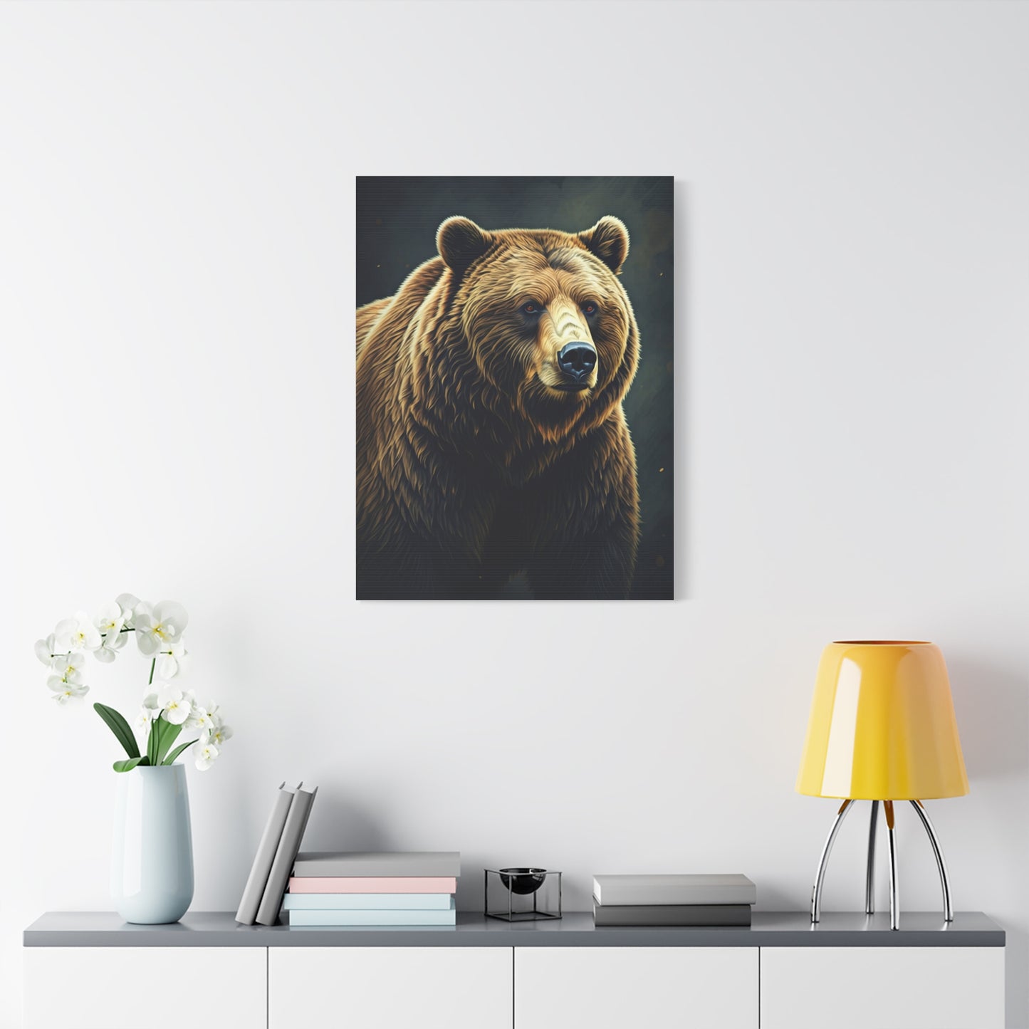 Dramatic Wilderness Grizzly Canvas Wall Art & Canvas Prints
