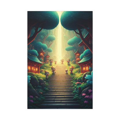 Enchanted Forest Stairway Wall Art & Canvas Prints