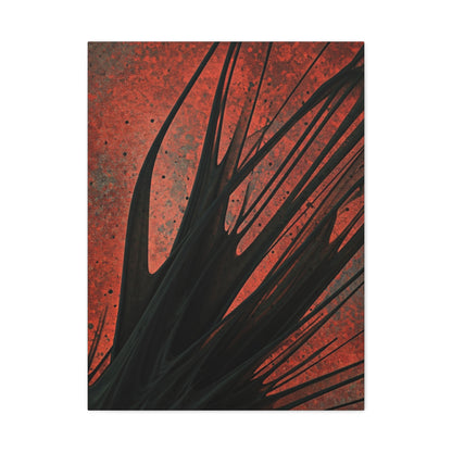 Crimson Motion Abstract Wall Art & Canvas Prints