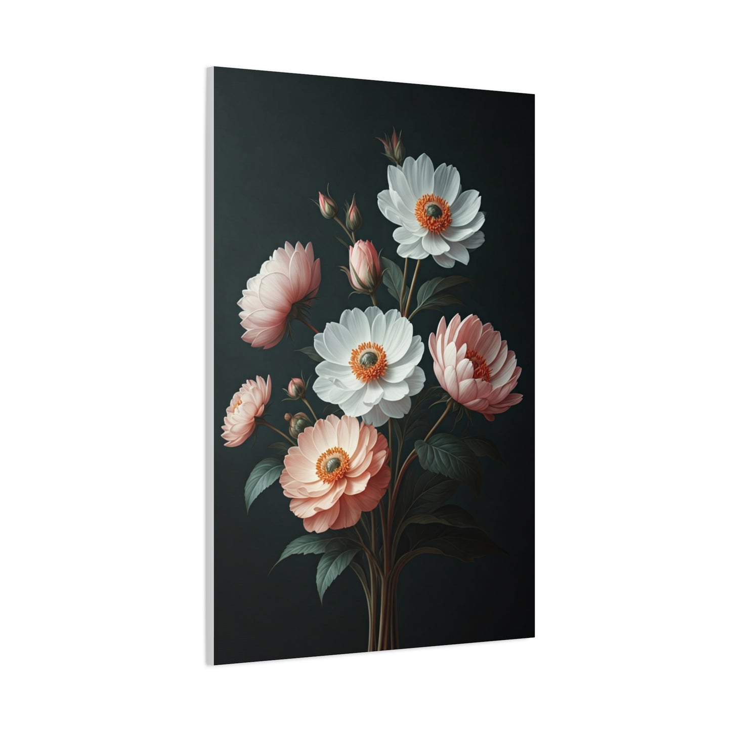 Midnight Bloom Elegance Wall Art & Canvas Prints