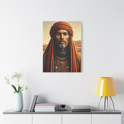 Desert Elder with Tribal Markings Wall Art & Canvas Prints