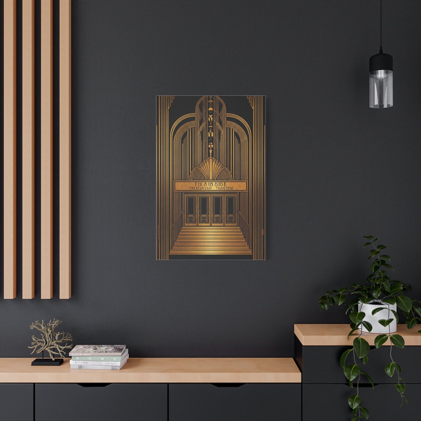 Grand Theatre Entrance Art Deco Wall Art & Canvas Prints