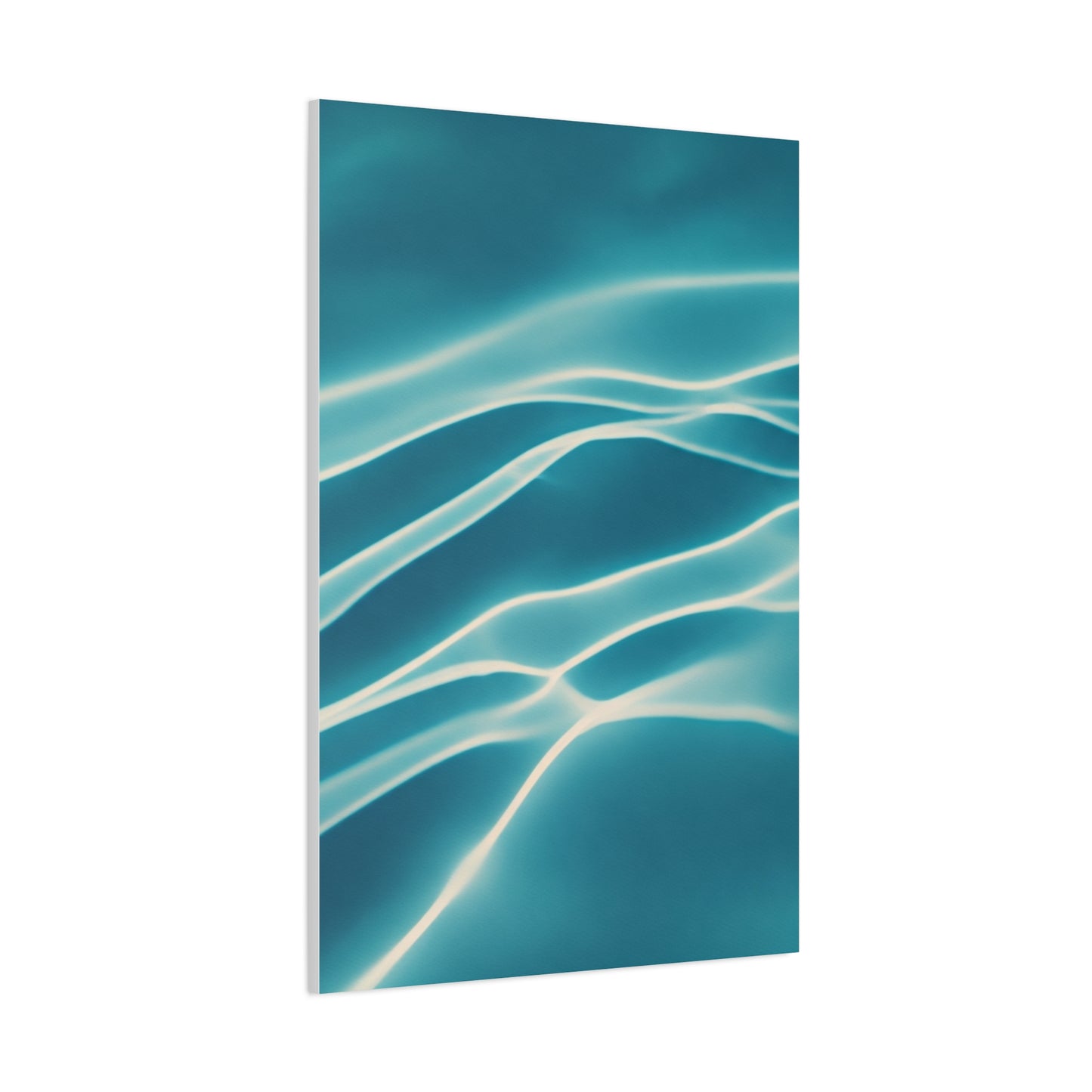 Aqua Light Ripple Wall Art & Canvas Prints  Product Description