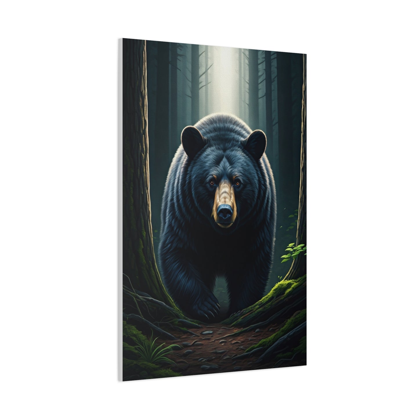 Forest Path Guardian Bear Wall Art & Canvas Prints
