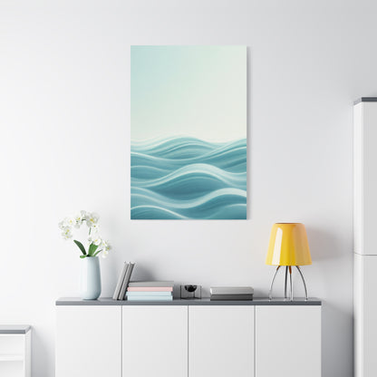 Dreamy Layered Ocean Waves Wall Art & Canvas Prints