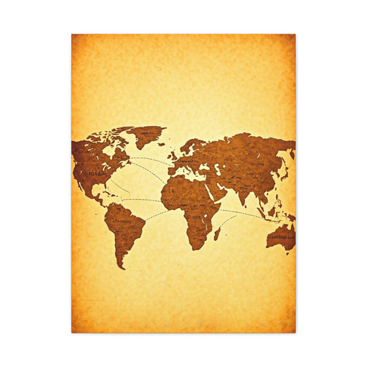 Explorer’s Compass Map Wall Art & Canvas Prints