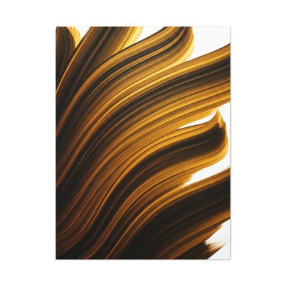 Golden Flux Motion Abstract Wall Art & Canvas Prints