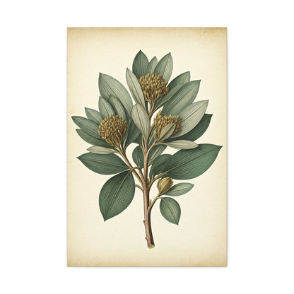 Floral Branch Illustration Wall Art & Canvas Prints