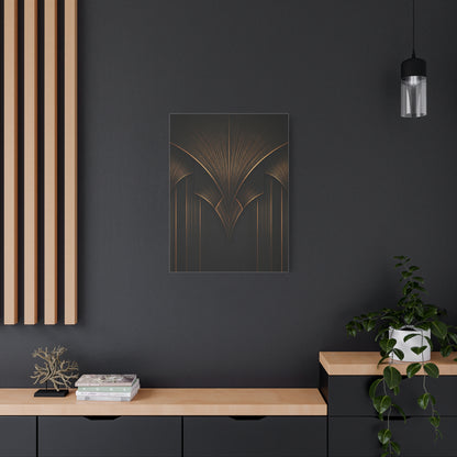 Golden Fan Vault Deco Wall Art & Canvas Prints