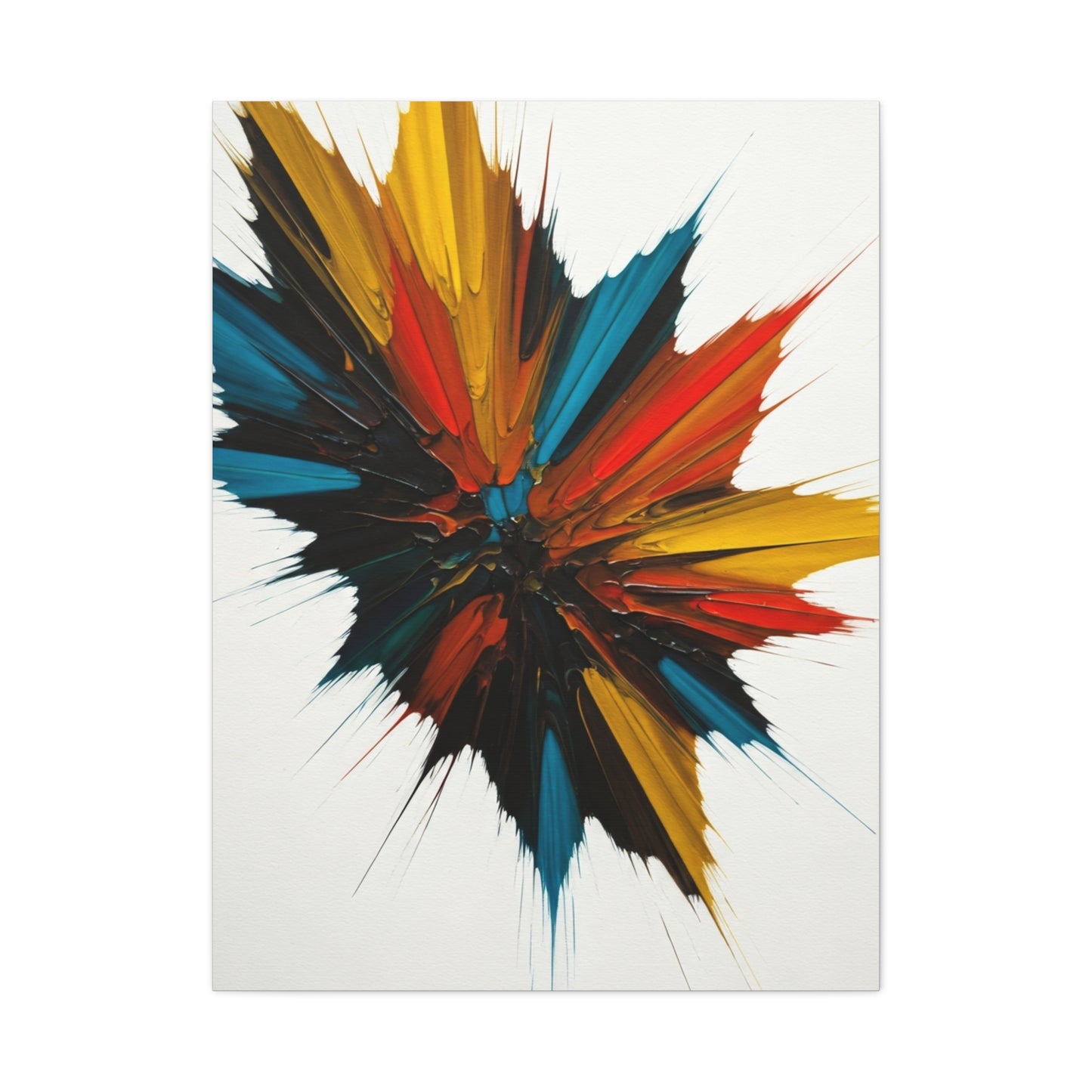 Warm Fragmented Abstract Wall Art & Canvas Prints
