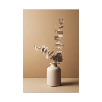 Eucalyptus Stem in Ceramic Vase Wall Art & Canvas Prints