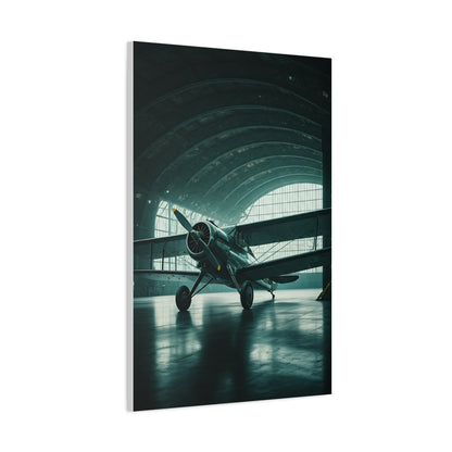 Modern Hangar Aircraft Silence Wall Art & Canvas Prints