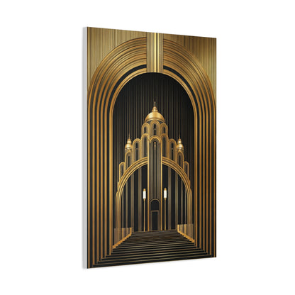 Golden Cathedral Deco Architecture Wall Art & Canvas Prints