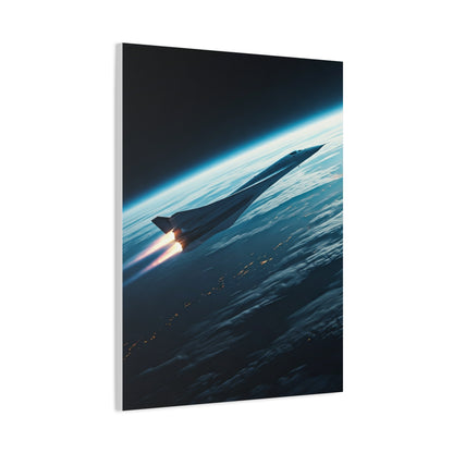 Elegant Concept Aircraft Above Clouds Wall Art & Canvas Prints