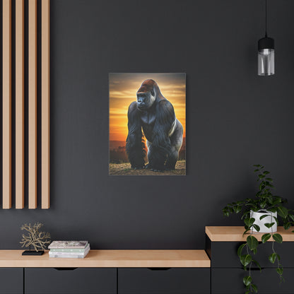 Majestic Gorilla Strength Portrait Wall Art & Canvas Prints
