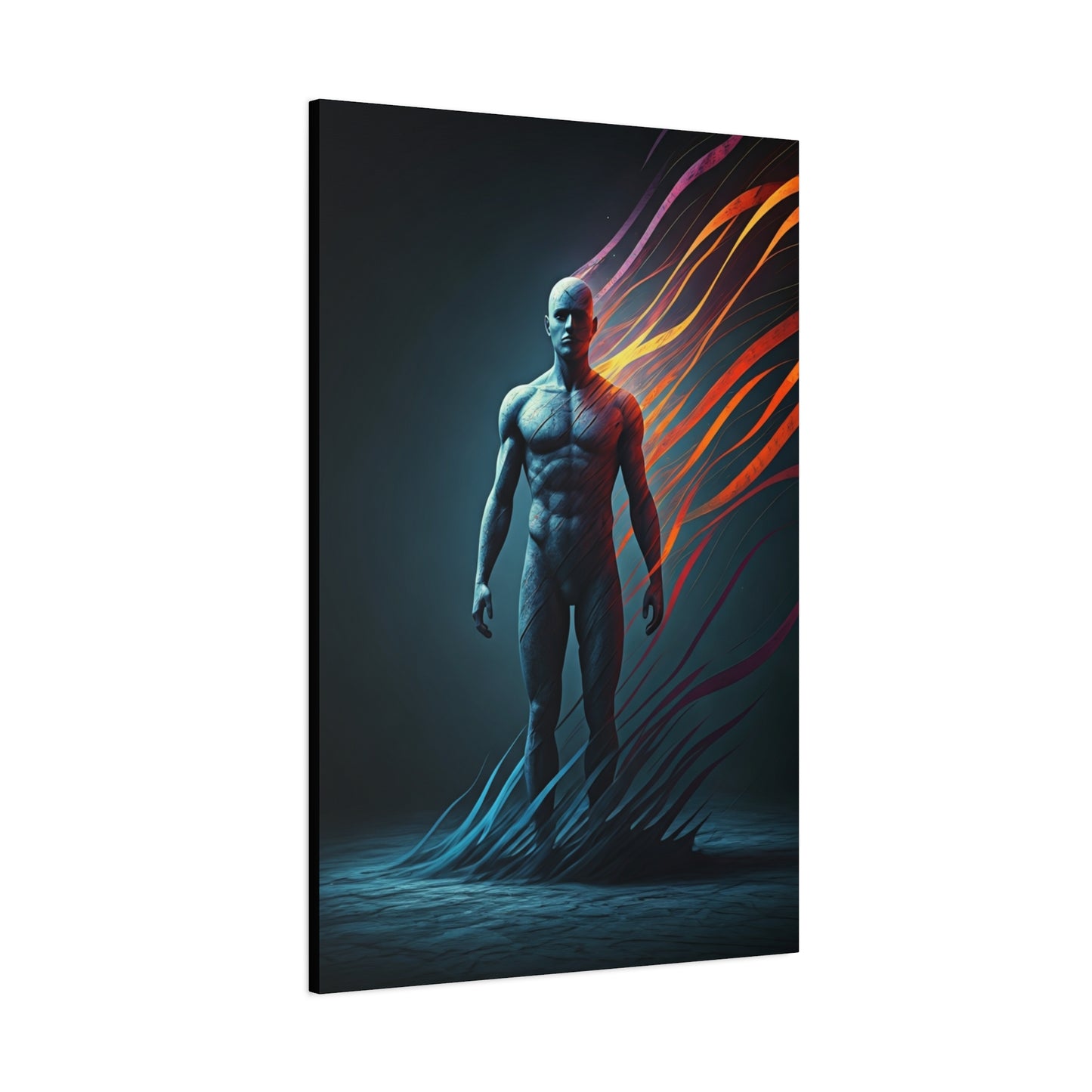 Energy Form Human Figure Wall Art & Canvas Prints