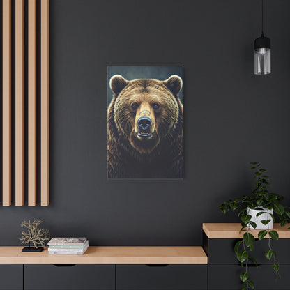 Golden Hour Bear in Pine Forest Wall Art & Canvas Prints