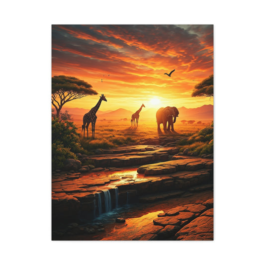 Sunset Wings Over Water Wall Art & Canvas Prints