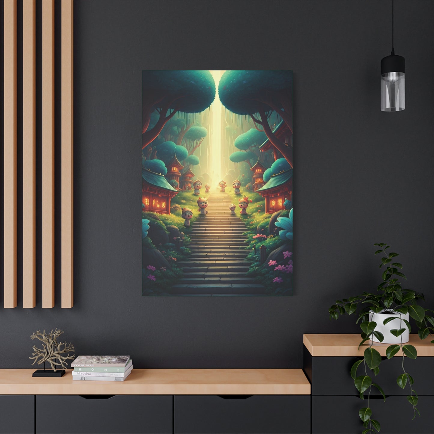 Enchanted Forest Stairway Wall Art & Canvas Prints