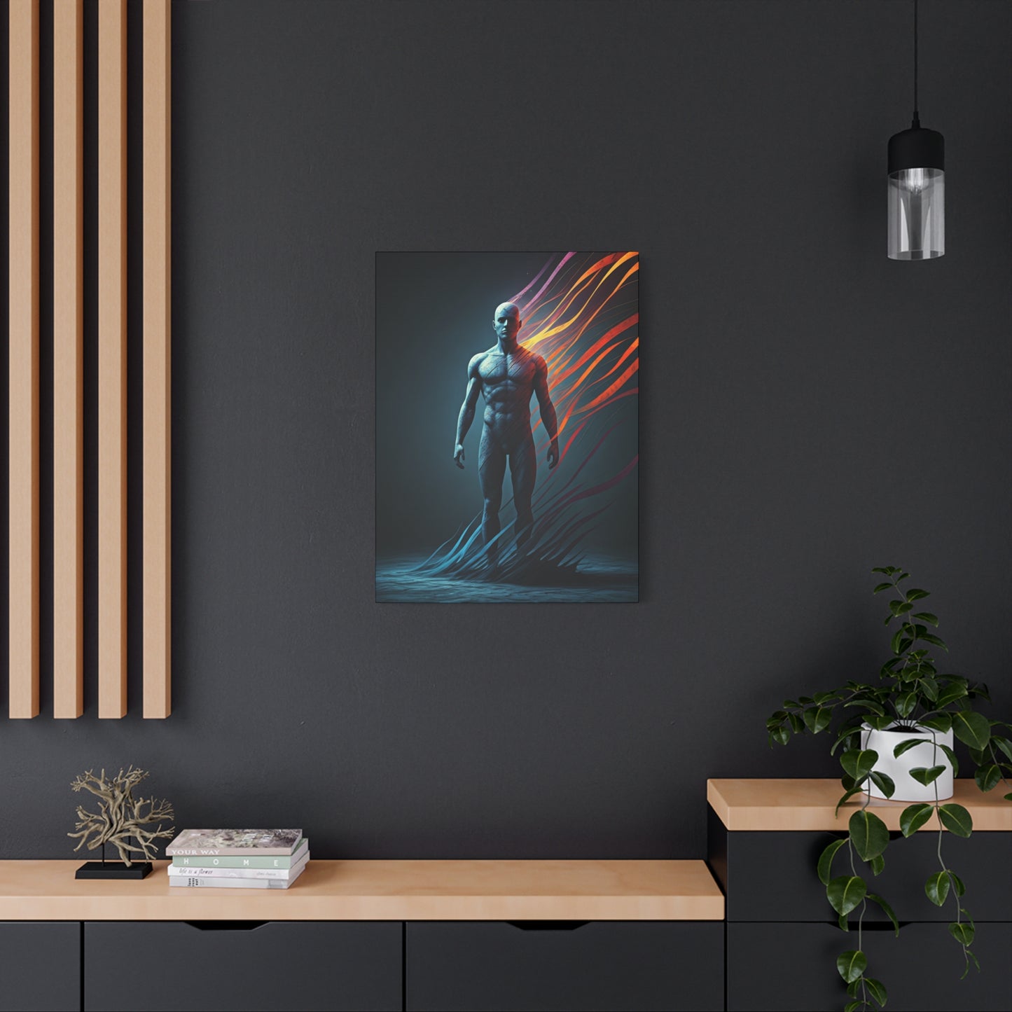 Energy Form Human Figure Wall Art & Canvas Prints