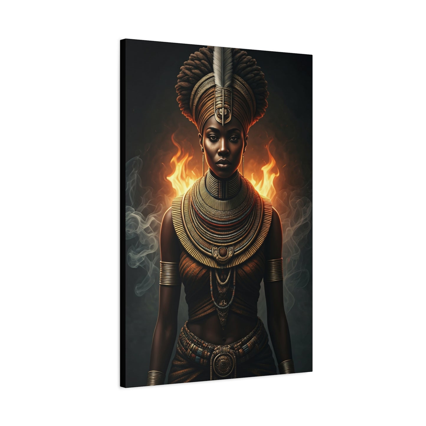 Fire Crown Priestess Wall Art & Canvas Prints