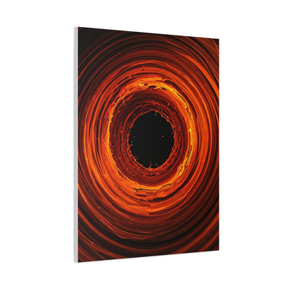 Crimson Inferno Vortex Wall Art & Canvas Prints