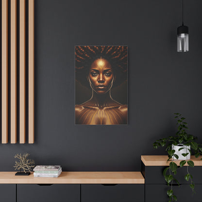Radiant Tribal Goddess Portrait Wall Art & Canvas Prints