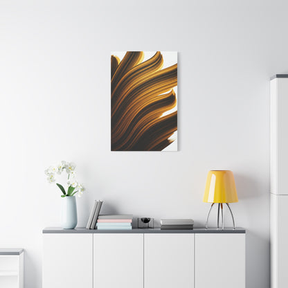 Golden Flux Motion Abstract Wall Art & Canvas Prints