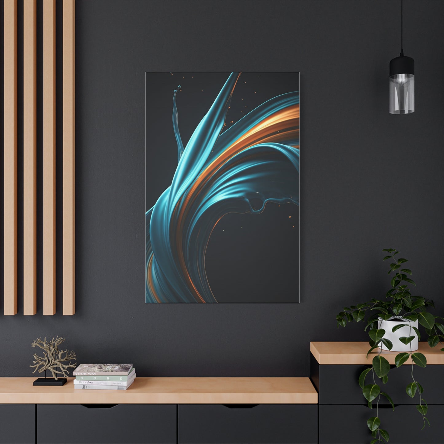 Celestial Current Abstract Wall Art & Canvas Prints